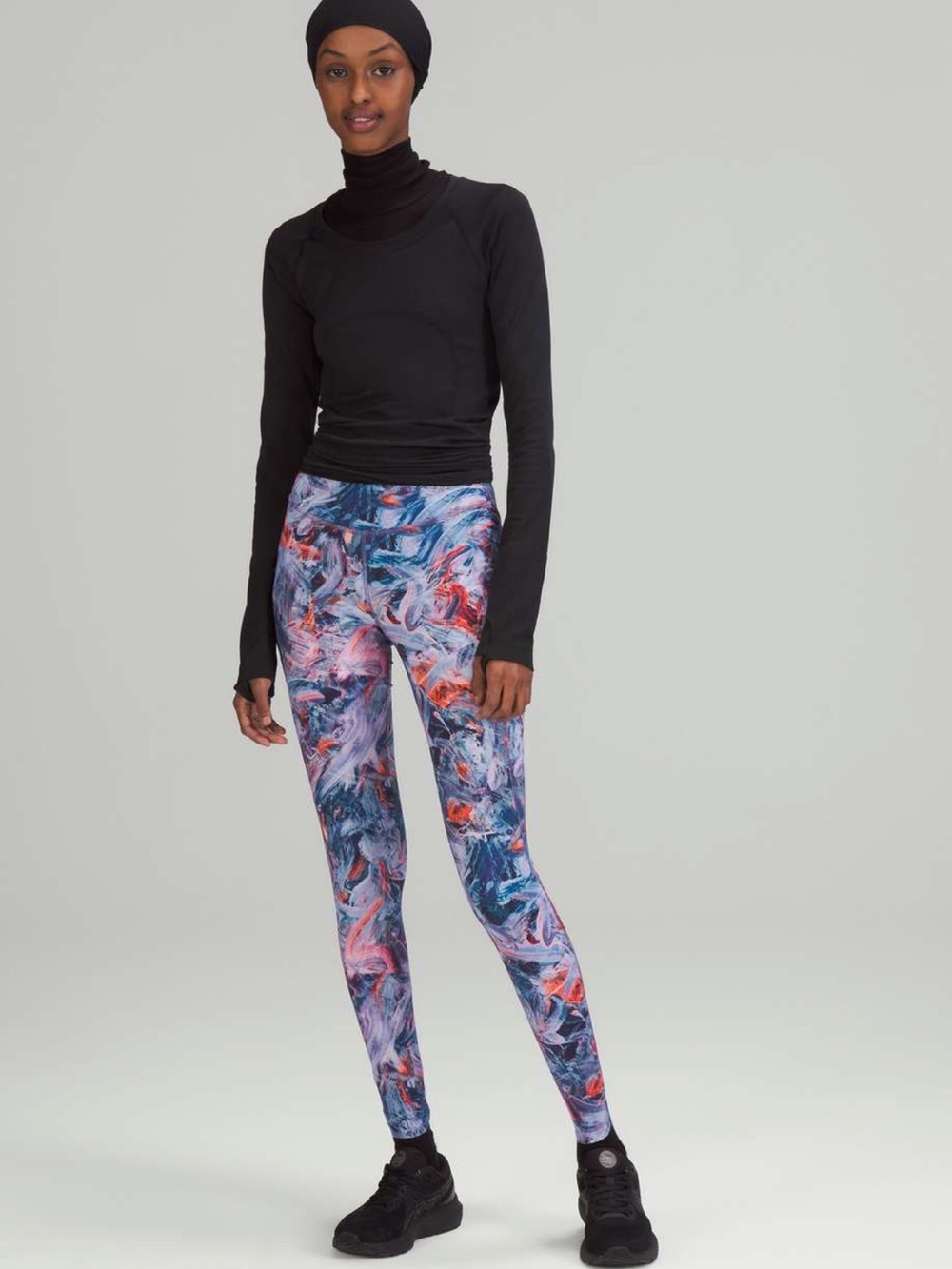 Lululemon Base Pace HR Running Tight 28" *Brushed Nulux Atmospheric Purple sz 6